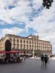 Facade Of The Grand Hotel Of Bordeaux Stock Photo