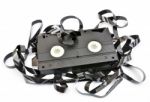 Old Video Cassette Stock Photo