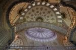 Istanbul, Turkey - May 26 : Interior View Of The Blue Mosque In Istanbul Turkey On May 26, 2018 Stock Photo