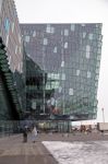 Exterior View Of The Harpa Concert Hall In Reykjavik Stock Photo