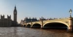 Westminster Bridge And Big Ben Stock Photo