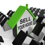 Sell Your House Home Means Marketing Property Stock Photo