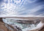 Gulfoss Waterfall In Iceland Stock Photo