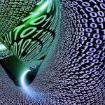 Binary Code Background Stock Photo