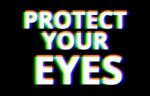 Protect Your Eyes Illustration Background Stock Photo