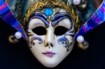 Typical Masks Of The Traditional Venice Carnival Stock Photo