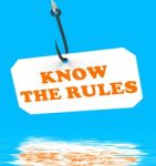 Know The Rules On Hook Displays Policy Protocol Or Law Regulatio Stock Photo