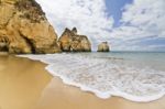 Wonderfull Portuguese Beach Stock Photo