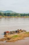 View Of Khong River Stock Photo