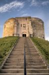 York Castle In The City Of York Stock Photo