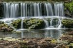 View Of Aysgarth Falls At Aysgarth In The Yorkshire Dales Nation Stock Photo