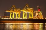 Shipping Port Stock Photo