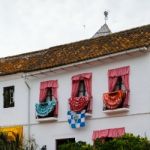 Marbella, Andalucia/spain - July 6 : Traditional Spanish Dresses Stock Photo