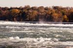 Image Of An Amazing Niagara River At Fall Stock Photo