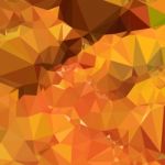 Harvest Gold Abstract Low Polygon Background Stock Photo