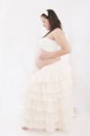 Happy Young Pregnant Woman Stock Photo