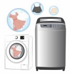 Washing Machine Stock Photo