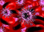 Corona Virus In Red Artery Microbiology And Virology Concept Stock Photo