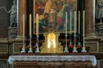 View Of An Altar In Salzburg Cathedral Stock Photo