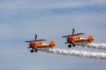Breitling Wingwalkers At Airbourne Stock Photo