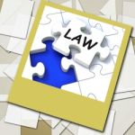 Law Photo Shows Legal Information And Legislation On Internet Stock Photo