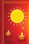 Diwali Card Stock Photo