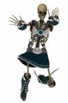 Skeletal Warrior Stock Photo