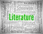 Literature Word Meaning Printed Works And Writing Stock Photo