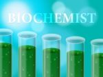 Biochemist Research Shows Examination Researcher And Science Stock Photo