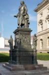 Monument To Baron Freiherr Von Stein In Front Of The Abgeordnete Stock Photo