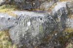 Routin Linn Petroglyphs Stock Photo