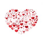 The Heart Valentine's Day, Love Icon Stock Photo