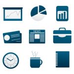 Business Icons Stock Photo