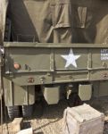 USA Army Truck Ready For Loading Stock Photo