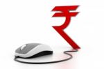 Rupees Symbol Stock Photo