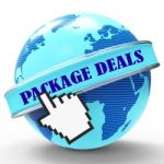 Package Deals Indicates Fully Inclusive And Bargain 3d Rendering Stock Photo