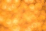 Gold Orange Brown Abstract Light Bokeh Background Stock Photo
