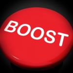 Boost Switch Shows Promote Increase Encourage Stock Photo