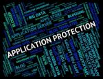 Application Protection Indicating Restricted Software And Apps Stock Photo
