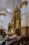 Marbella, Andalucia/spain - July 6 : Interior Of The Church Of T Stock Photo