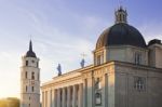 Vilnius Cathedral Stock Photo