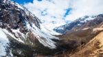 Landscape Chopta Valley On Sikkim Stock Photo