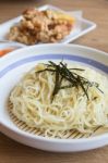Cool Soba Japanese Food Stock Photo