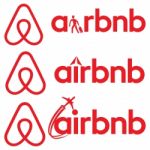 Airbnb Conceptual Logo Sign Stock Photo