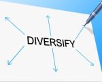 Diversity Diversify Represents Mixed Bag And Multi-cultural Stock Photo