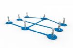 Figure With Network Concept Stock Photo