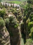 Ronda, Andalucia/spain - May 8 : View Of The Gorge At Ronda Anda Stock Photo
