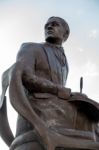 Close-up View Of The Statue Honouring Ivor Novello Stock Photo