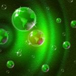 Green Glow Indicates Solar System And Blazing Stock Photo