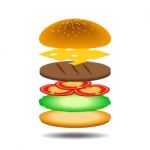 Burger Stock Photo